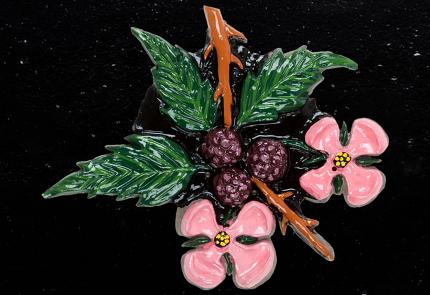 Blackberry Oval House Sign 16" X 11" - Image 2
