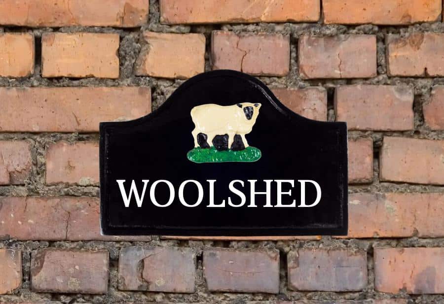 Sheep Sign 12" X 8"